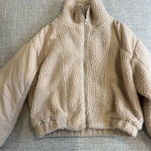 12th Tribe Tan Teddy Jacket
